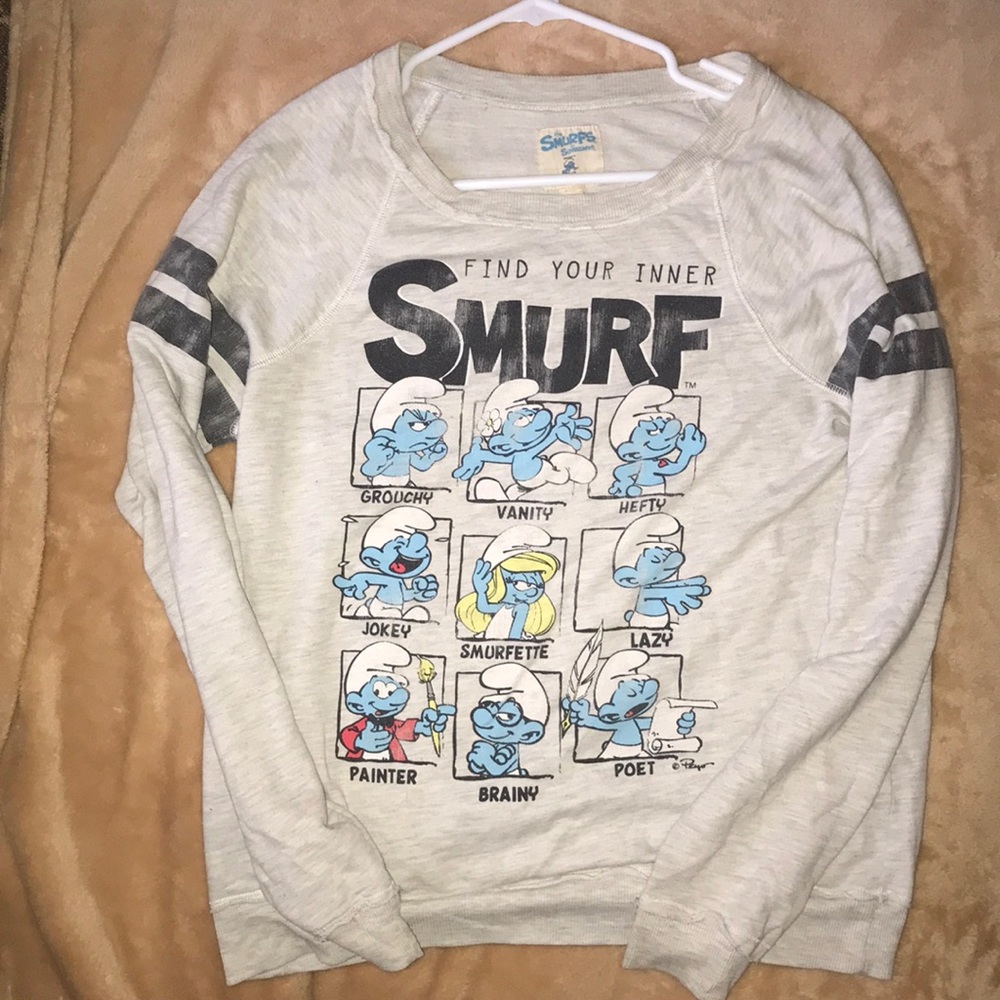 The Smurfs Long Sleeve Sweater